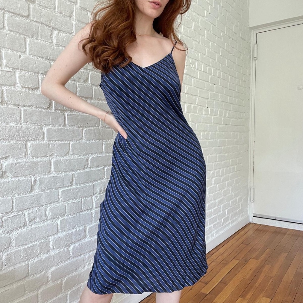 Banana Republic Stripe Slip Dress